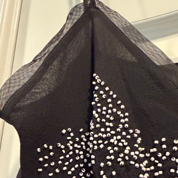 The Limited Black Silk Beaded Top - Picture 5 of 5